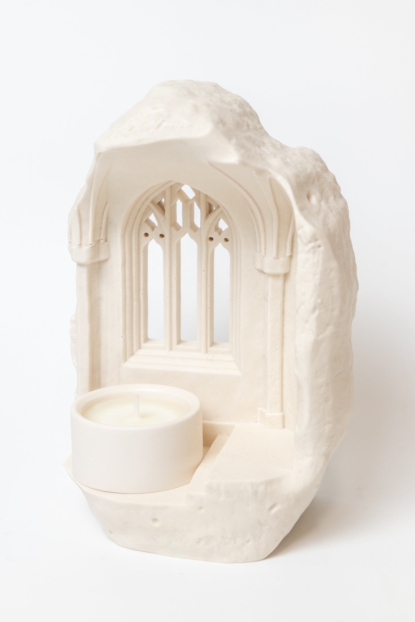 Handmade Gothic Window Candle Holder With Tealight Candle