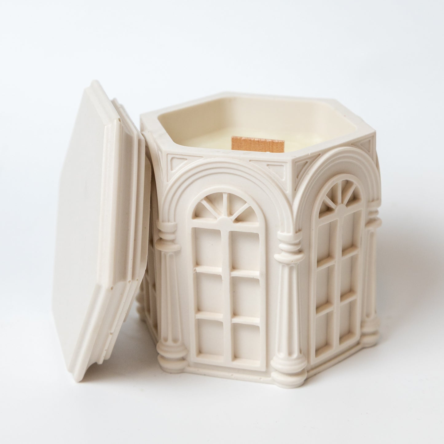 Hexagonal Window Shaped Soy Wax Candle