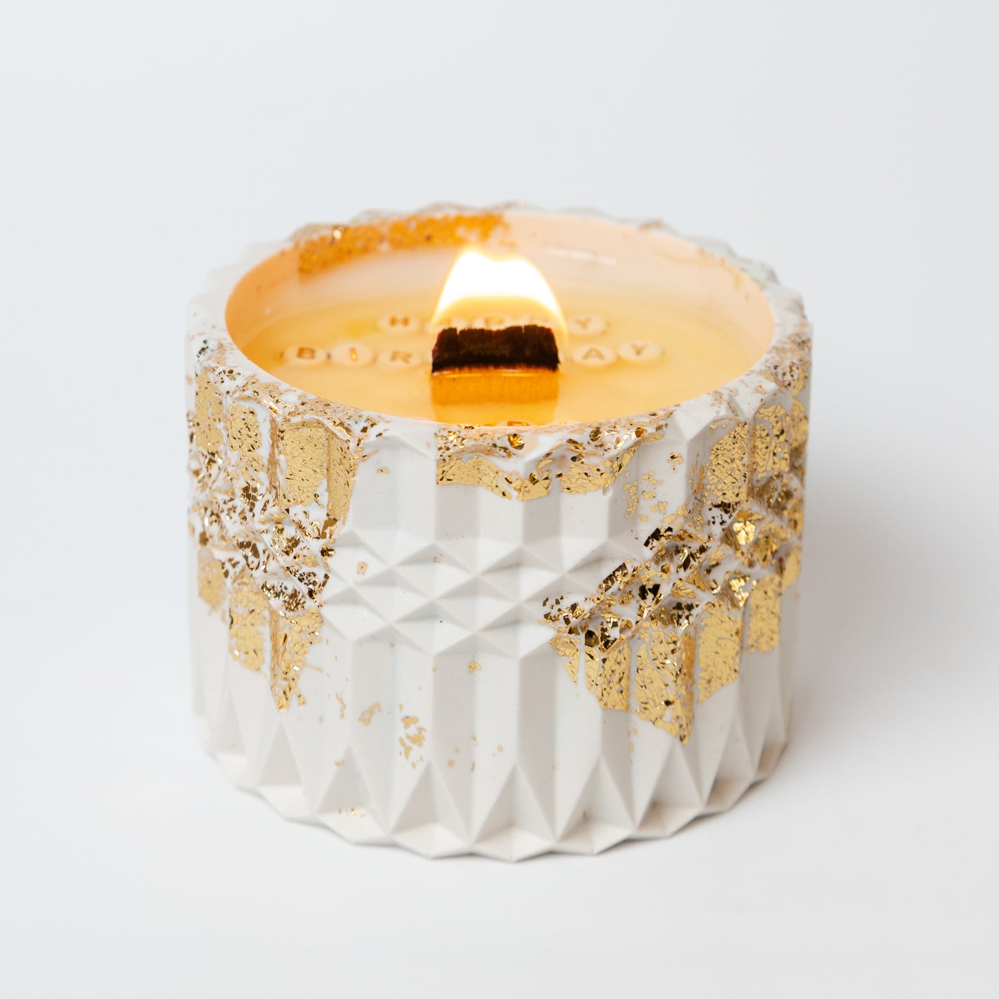 Hand-poured Soy Wax Candle with Hidden Message