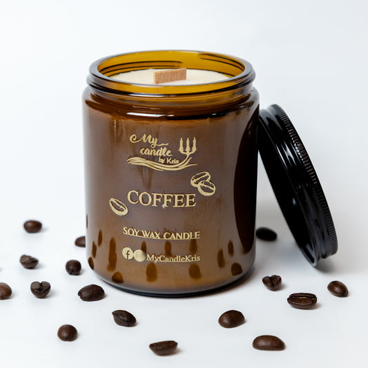 Handmade Soy Wax Coffee Scented Candle 210g
