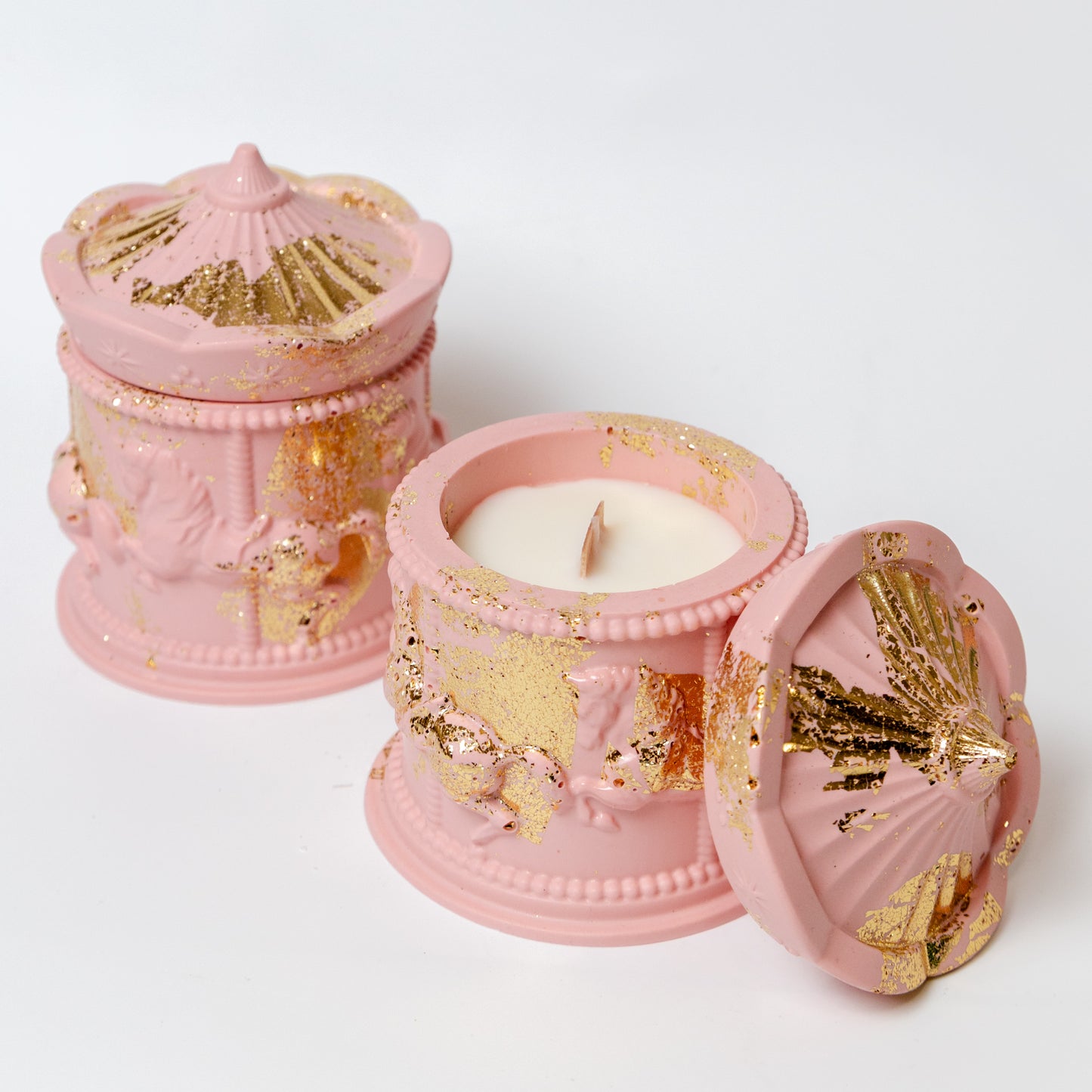 Handmade Soy Wax Candle "Carousel"