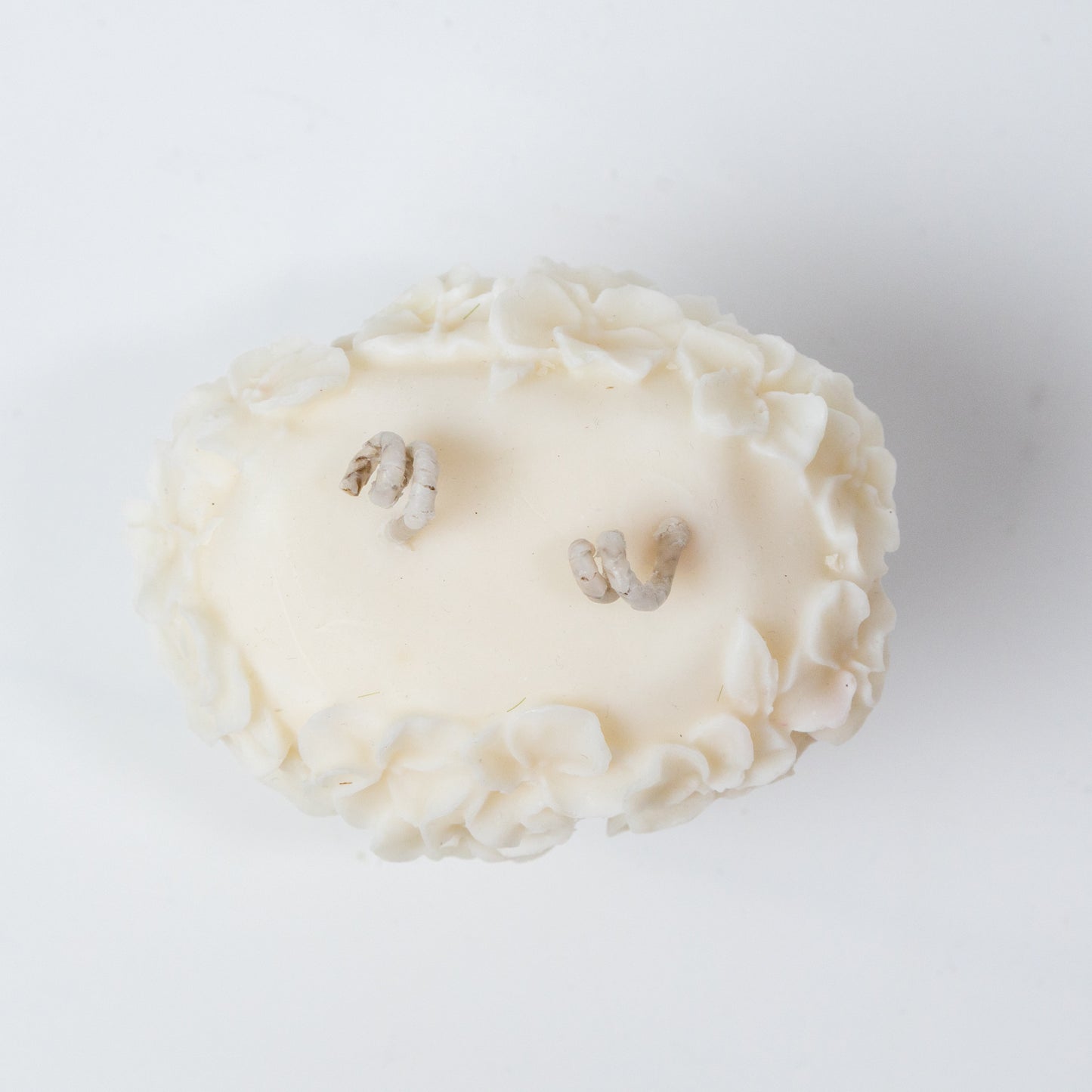 Handmade Pillar Soy Wax Candle "Flower Pillar"