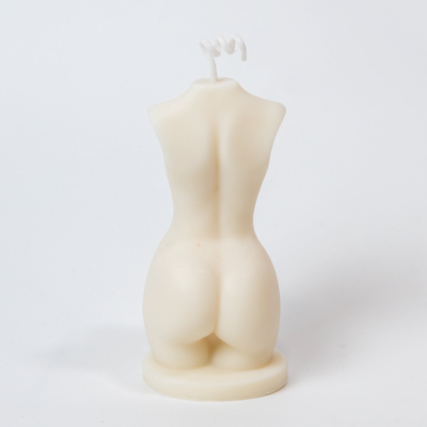 Hand Poured Female Naked Torso Soy Candle