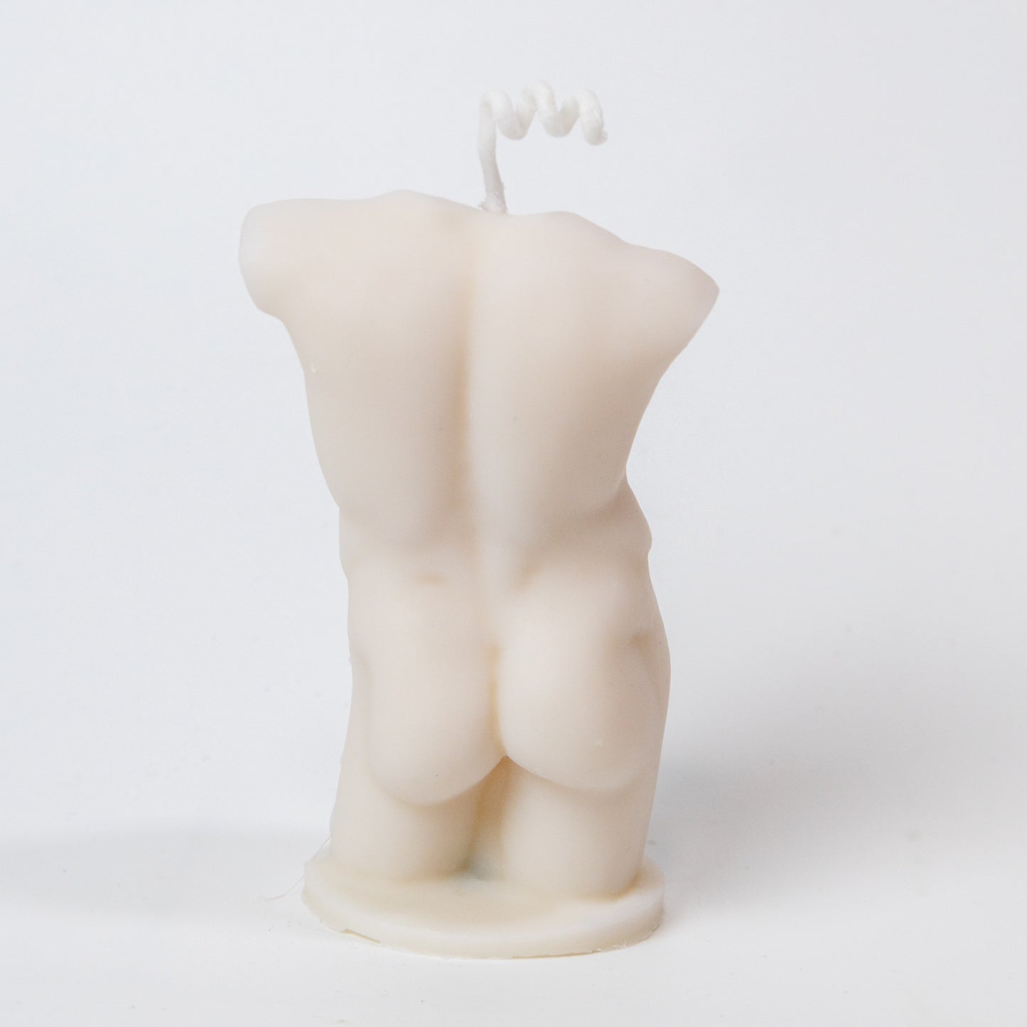 Hand Poured Male Naked Torso Soy Candle