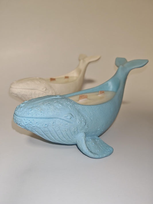 Handmade Soy Wax Whale Candle
