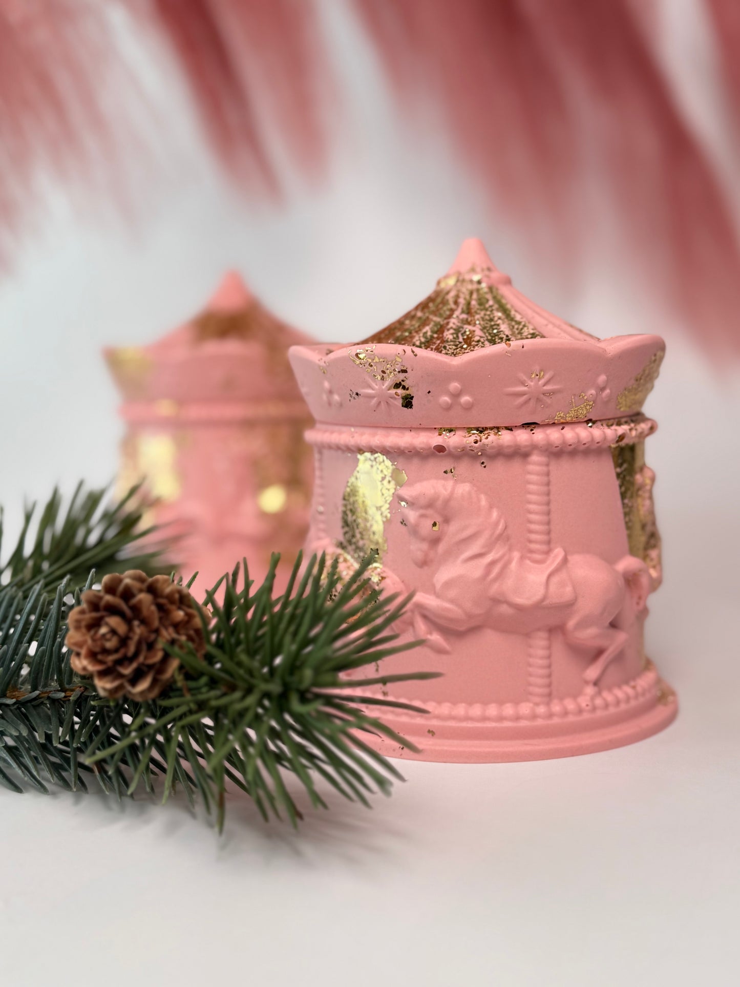 Handmade Soy Wax Candle "Carousel"