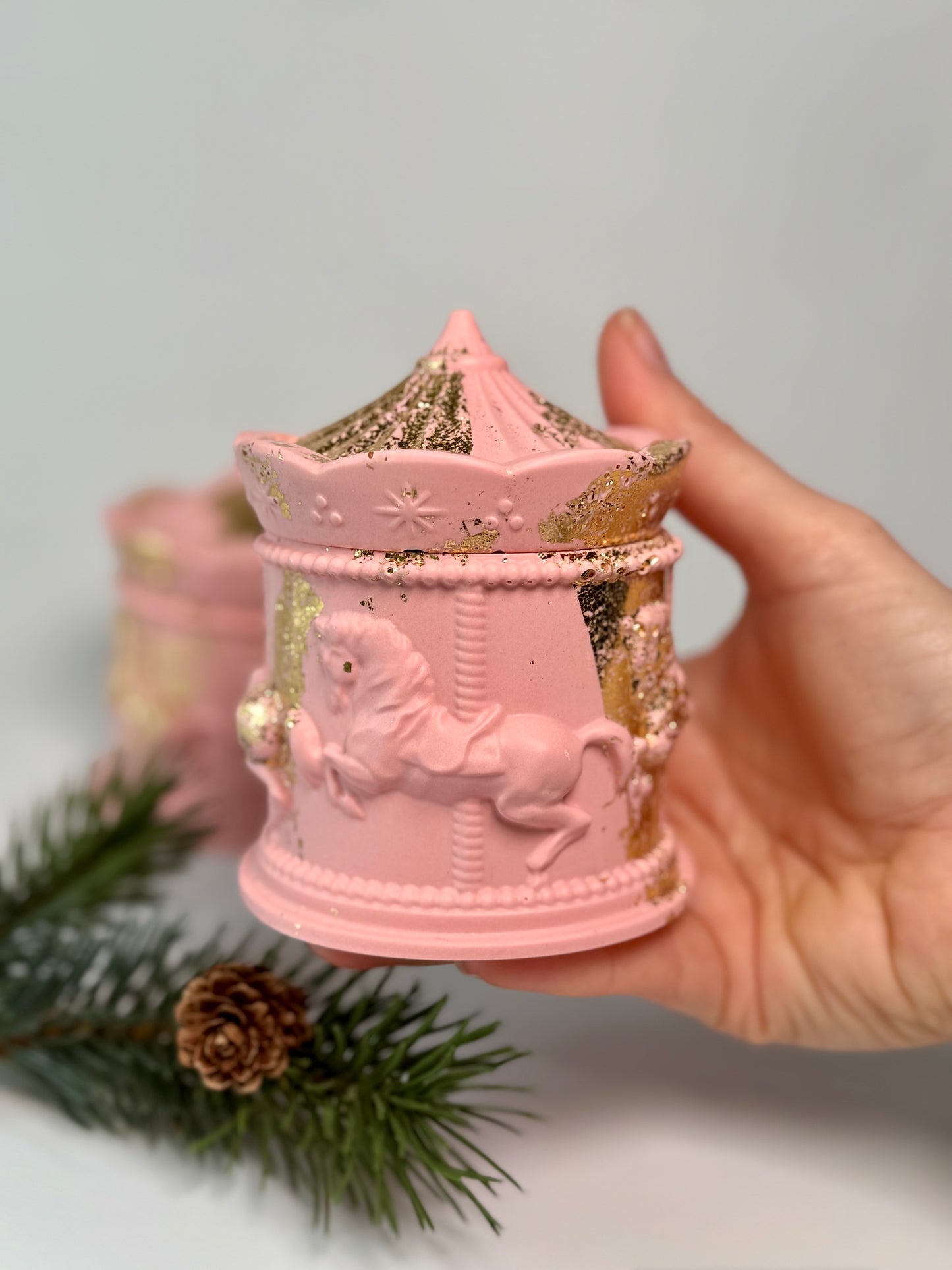 Handmade Soy Wax Candle "Carousel"