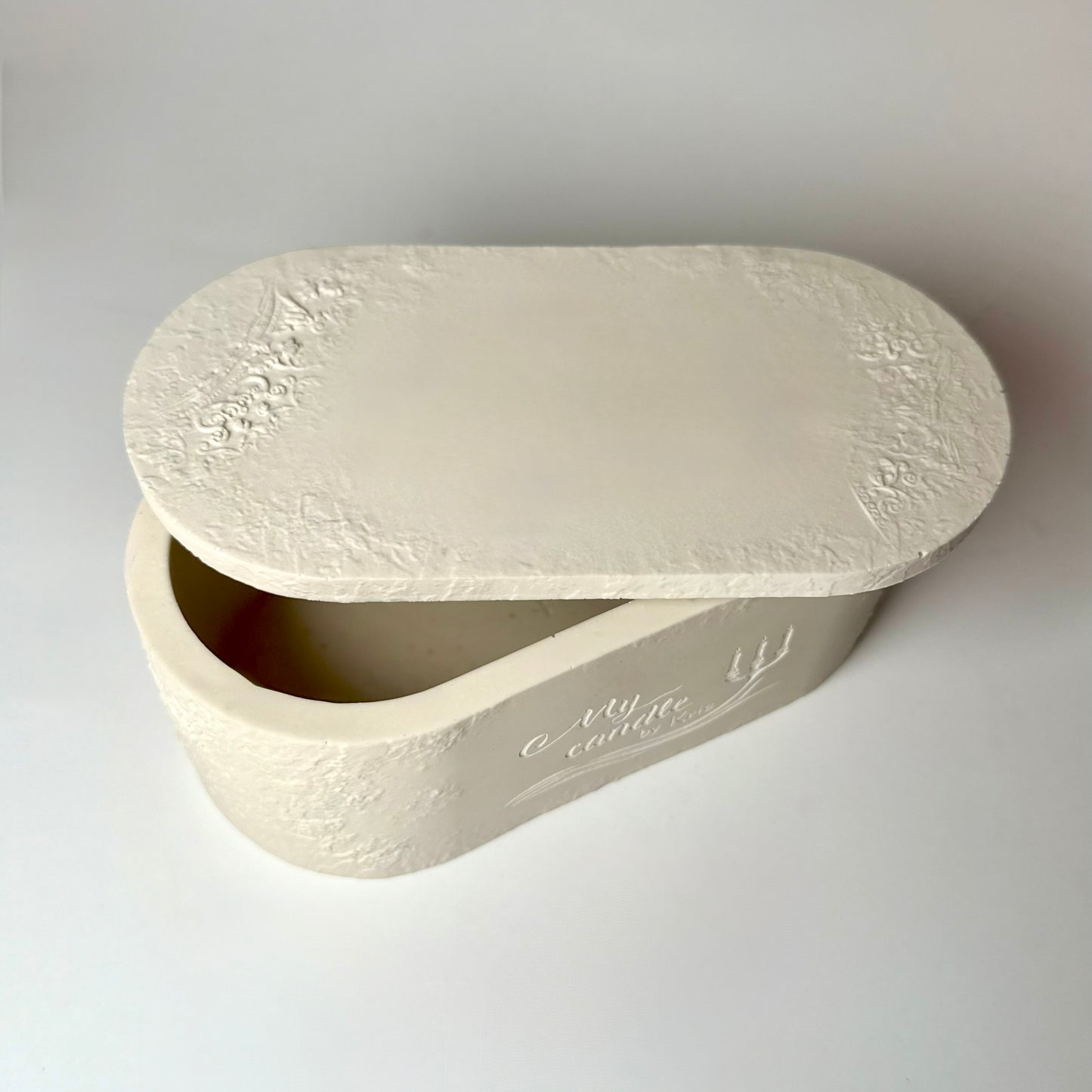 Personalised Candle with Three Wooden Wicks