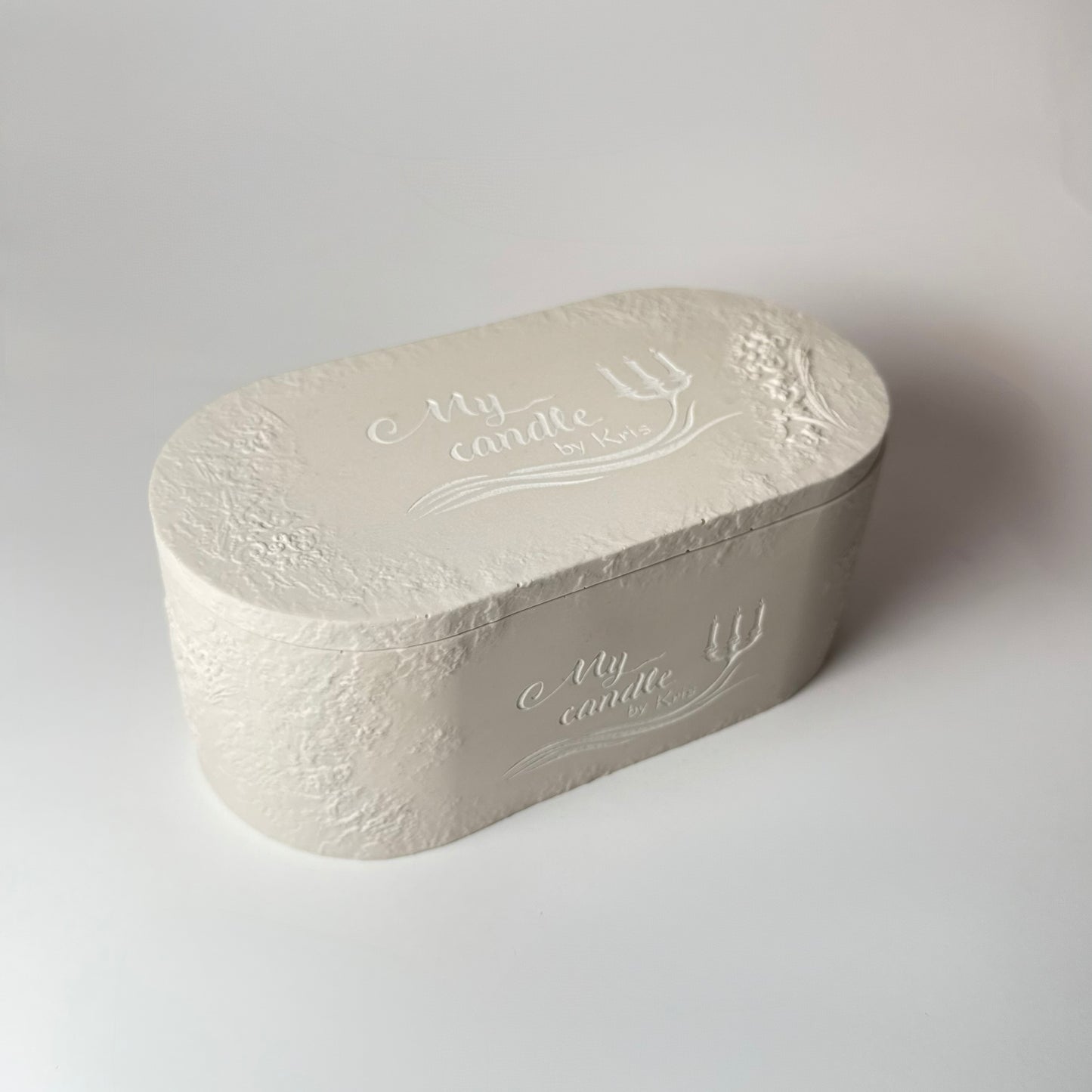 Personalised Candle with Three Wooden Wicks