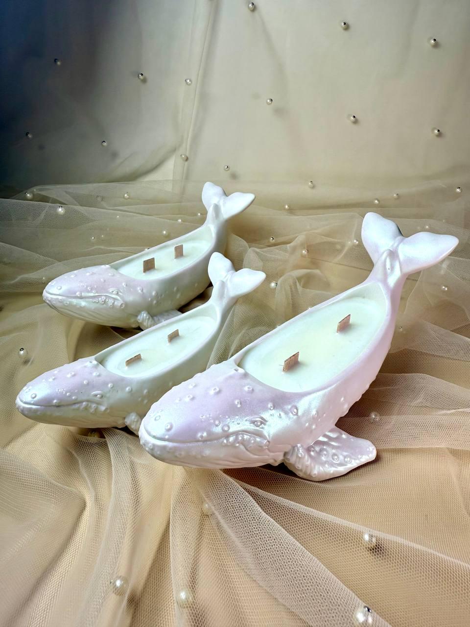 Small size Whale-shaped Soy Wax Candle