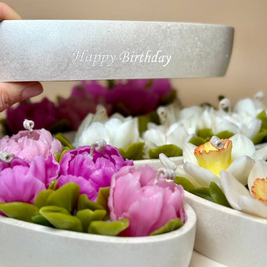 Handmade Narcissus Five Wicks Candle