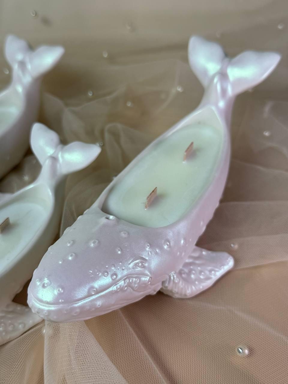 Large size Whale-shaped Soy Wax Candle