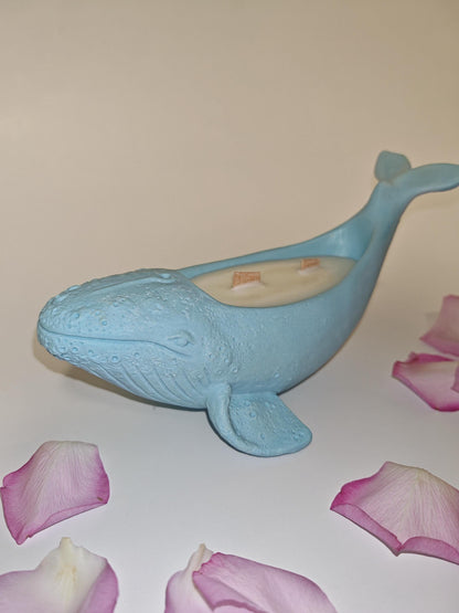 Handmade Soy Wax Whale Candle