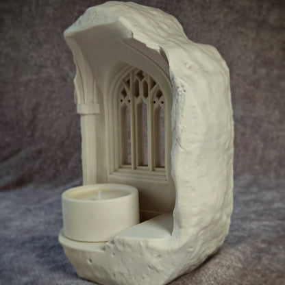 Handmade Gothic Window Candle Holder With Tealight Candle