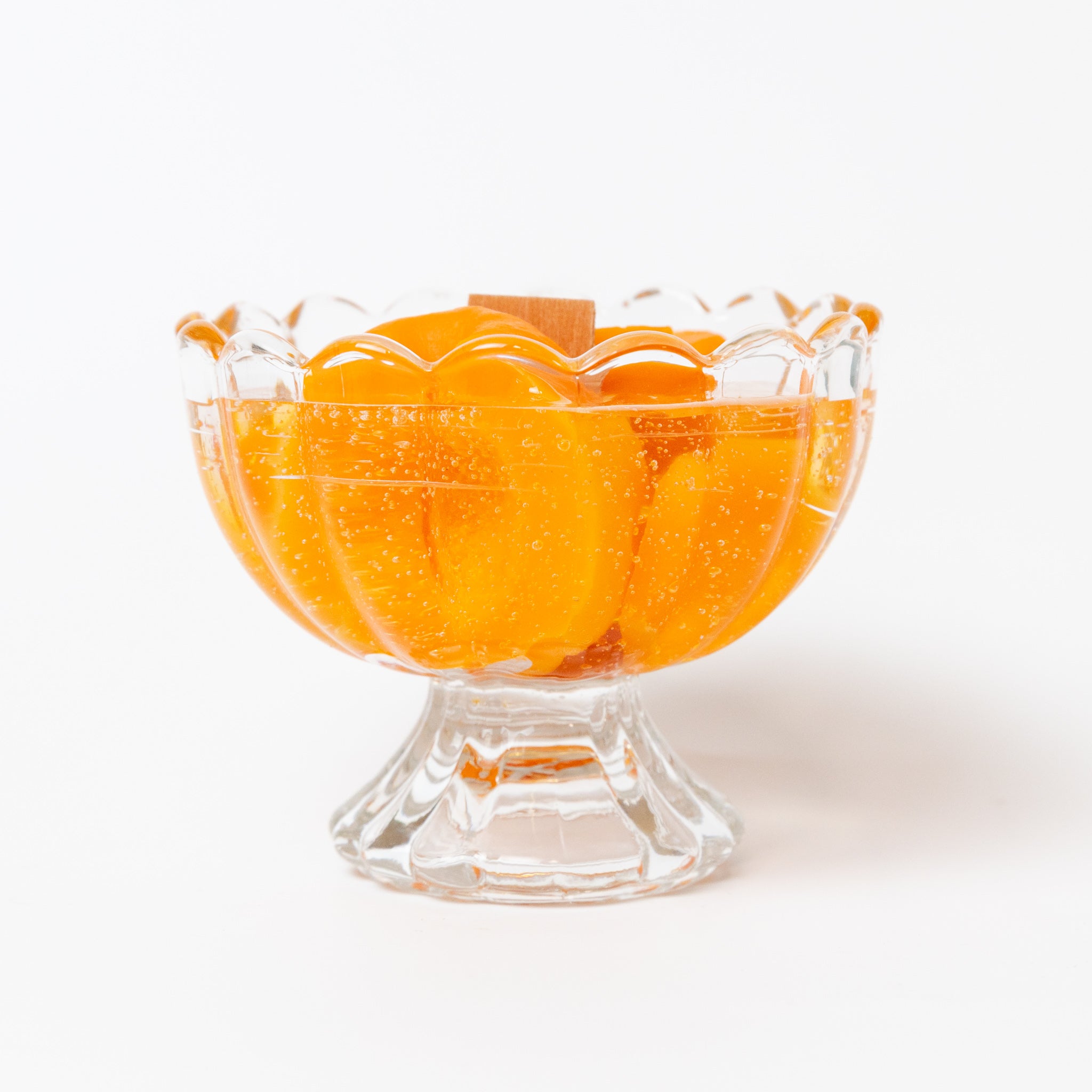 Apricot Jam Jar Candle – Artisan Beeswax & Gel Wax Creation