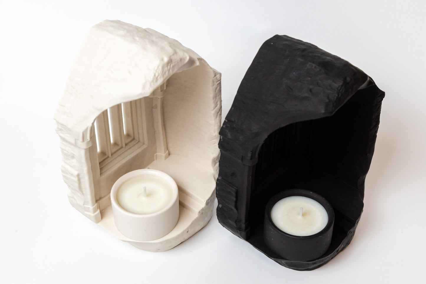 Handmade Gothic Window Candle Holder With Tealight Candle