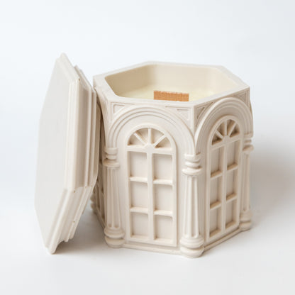 Hexagonal Window Shaped Soy Wax Candle