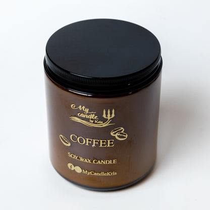 Handmade Soy Wax Coffee Scented Candle 210g