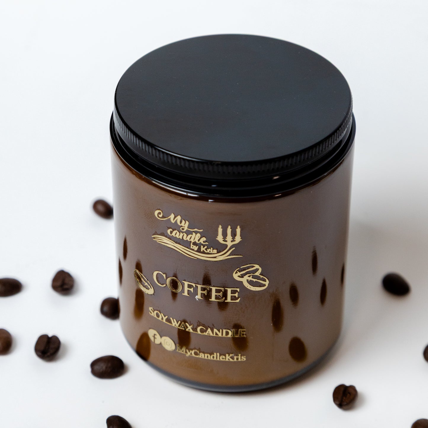 Handmade Soy Wax Coffee Scented Candle 210g