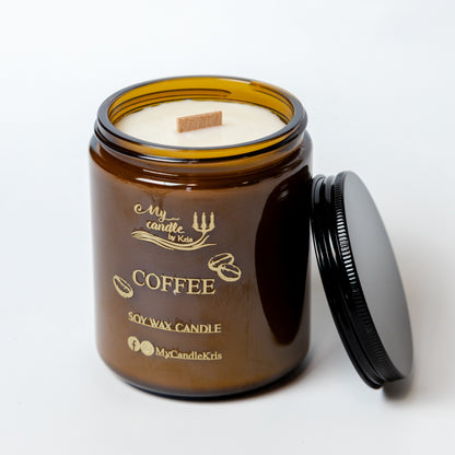 Handmade Soy Wax Coffee Scented Candle 210g