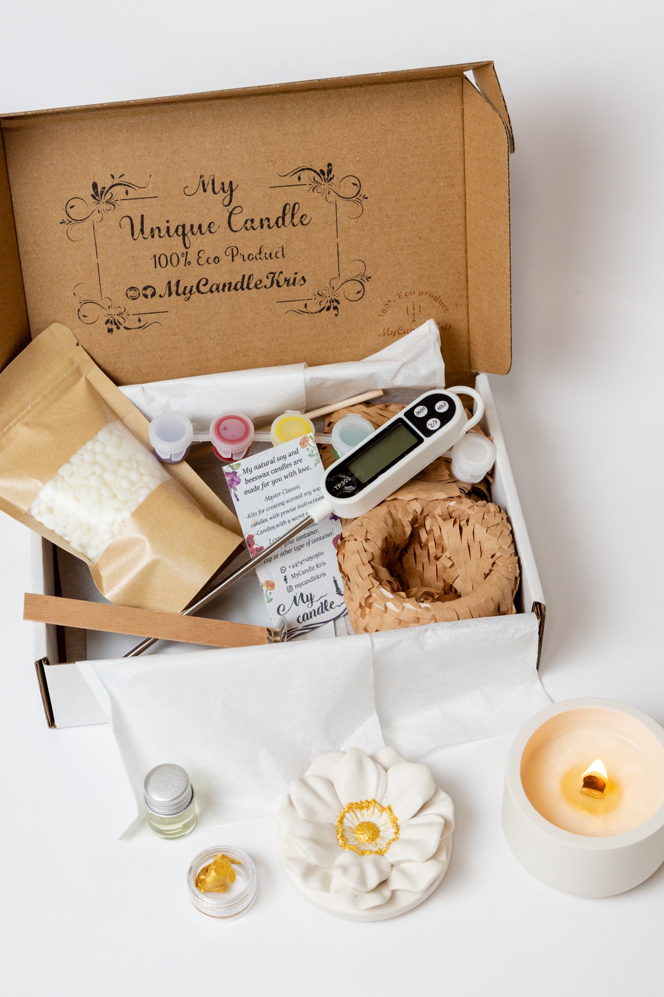 DIY Candle Making Kit "Flower"