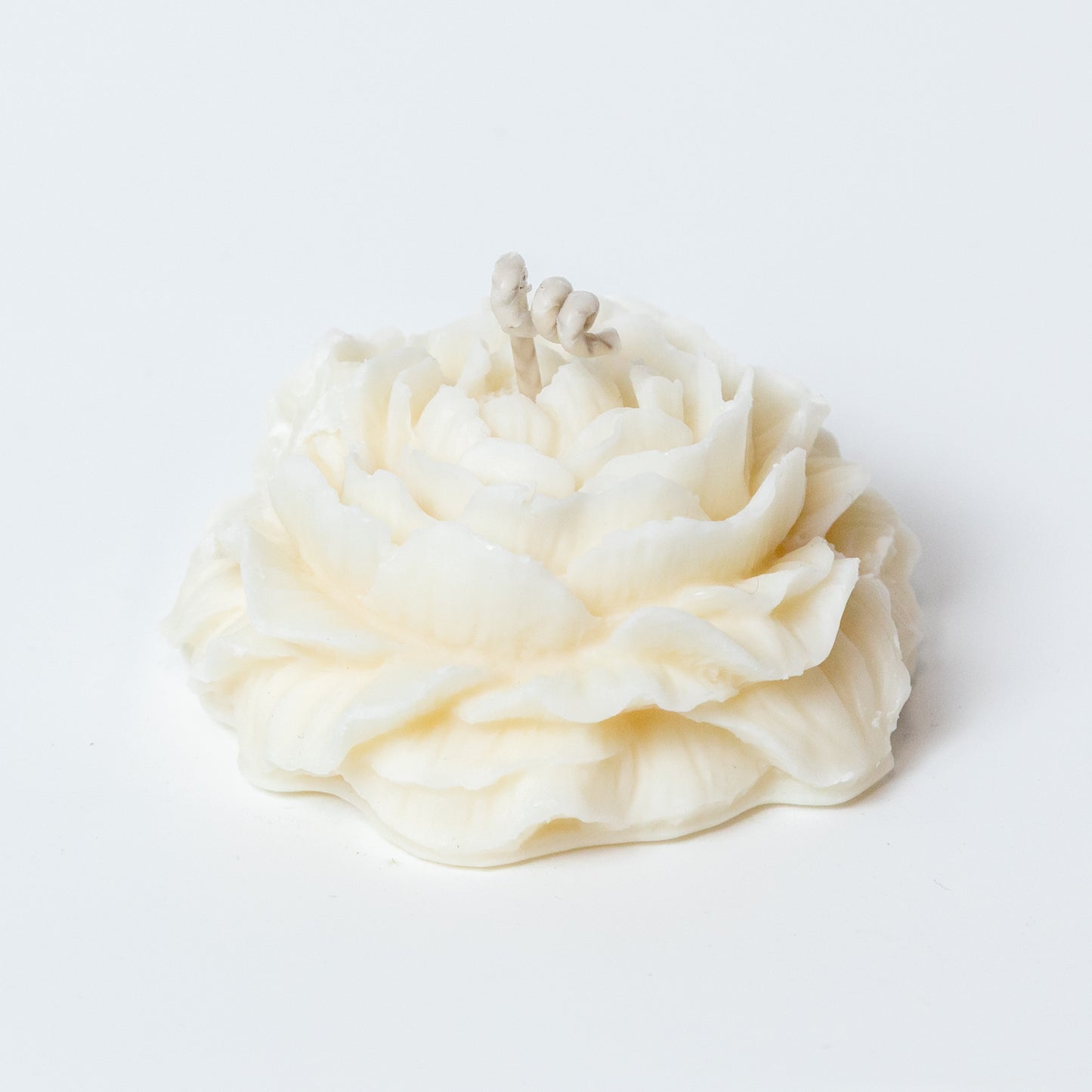 Handmade Peony Flower Soy Wax Candle