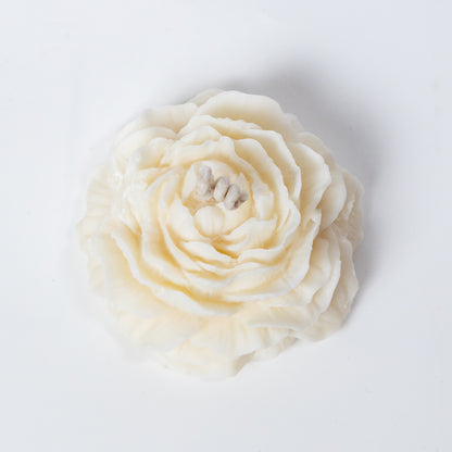 Handmade Peony Flower Soy Wax Candle