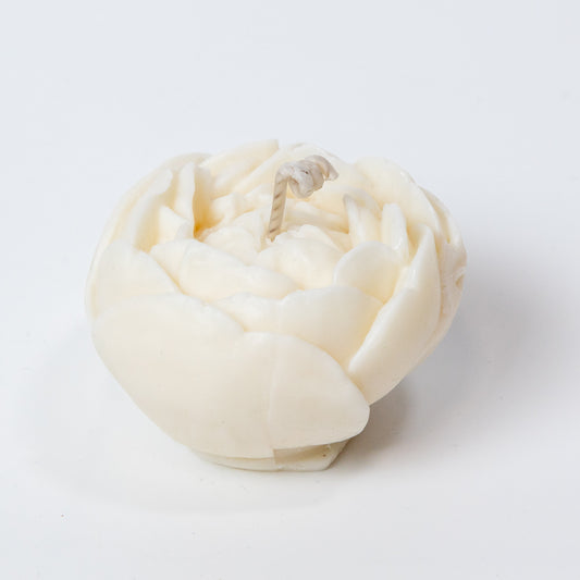 Handmade Peony Flower Soy Wax Candle