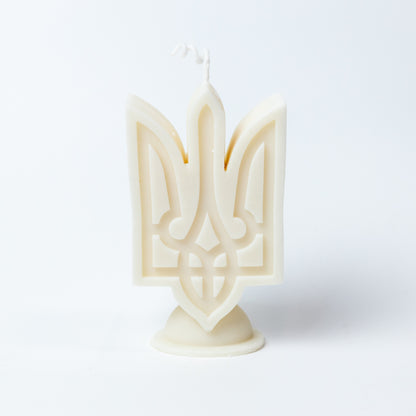 Handmade "Tryzub" Soy Wax Candle