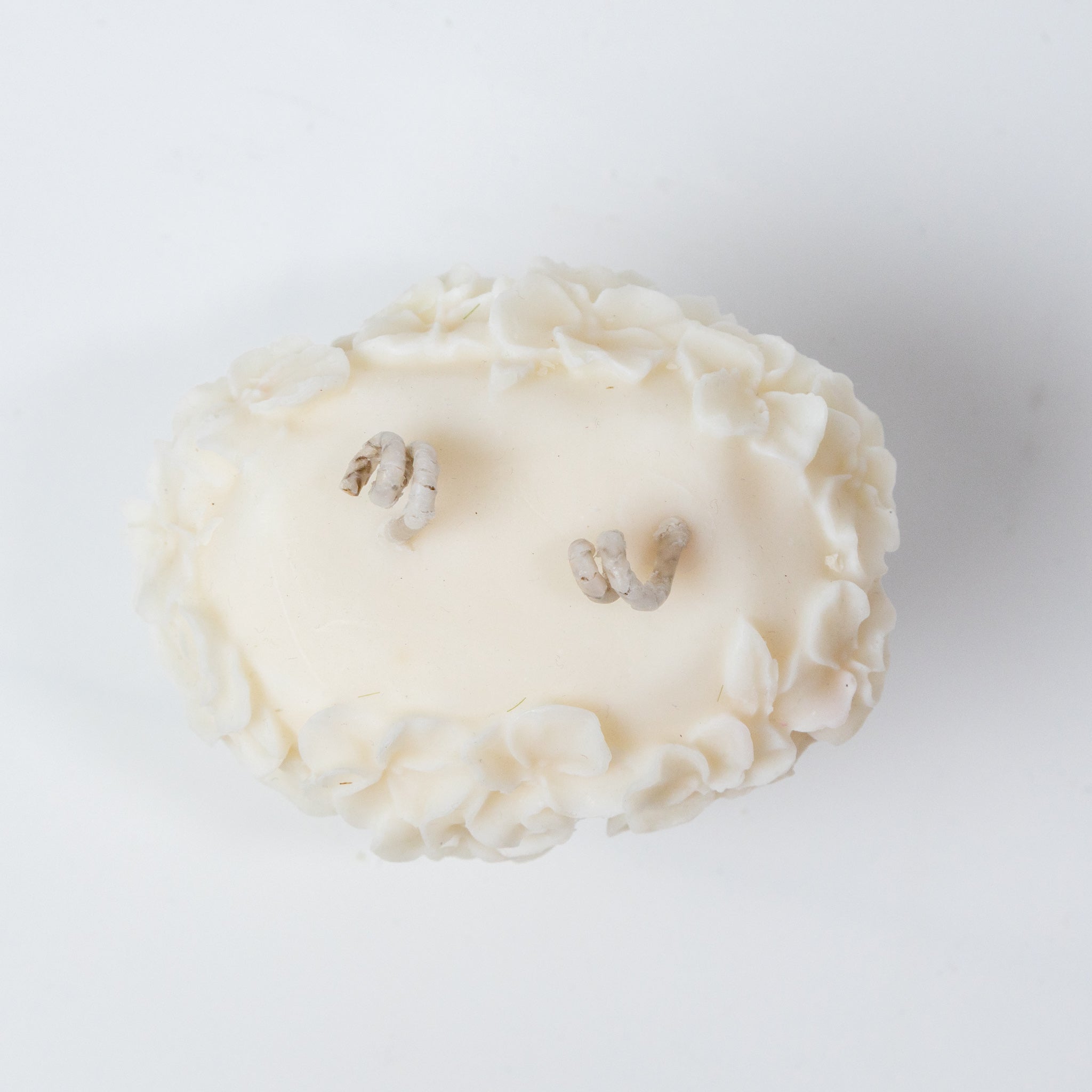 Handmade Pillar Soy Wax Candle "Flower Pillar"