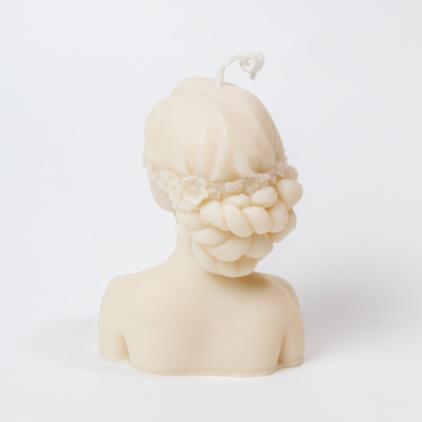 Handmade Soy Wax Candle "Lady With Flower Headband"