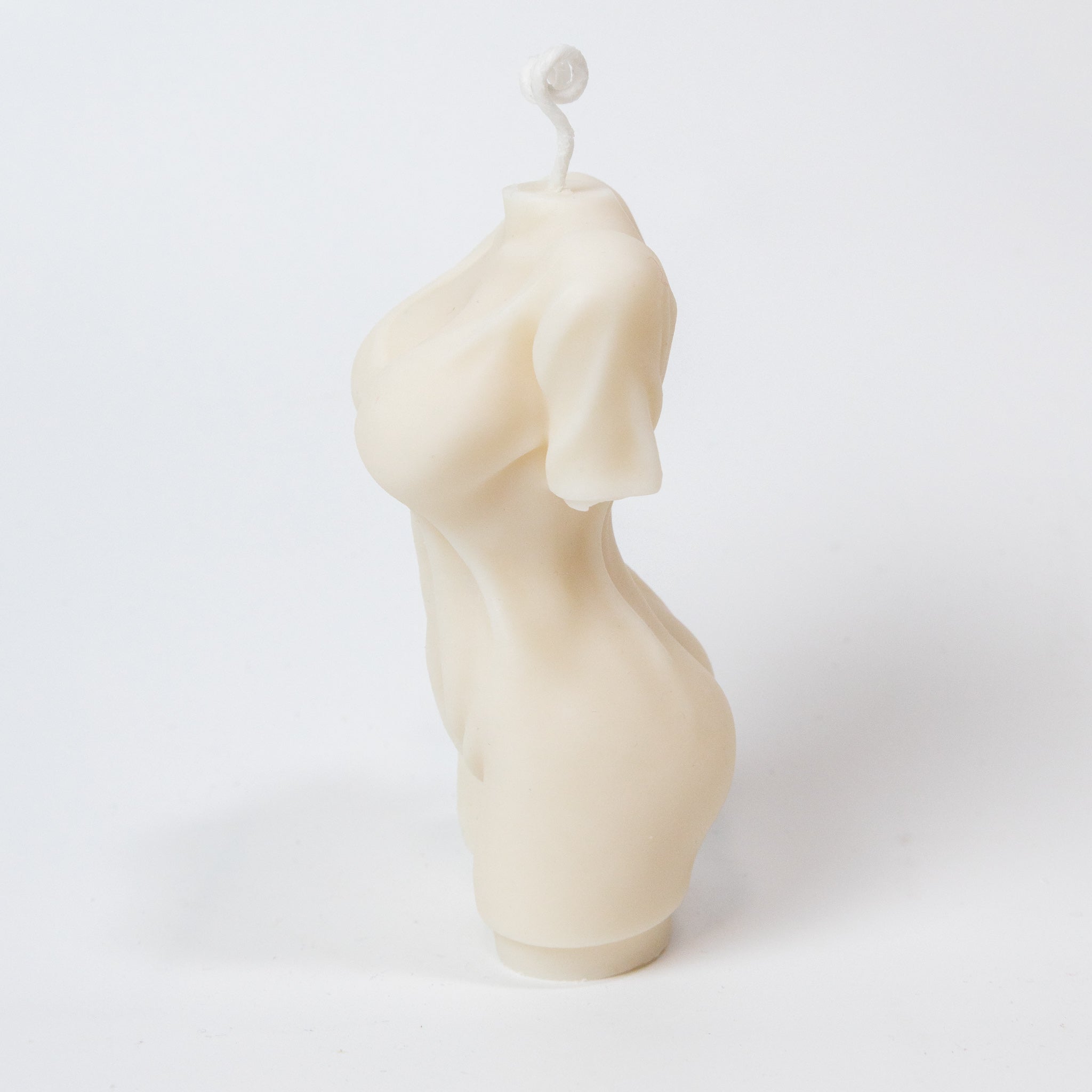 Hand Poured Female Covered Torso Soy Candle