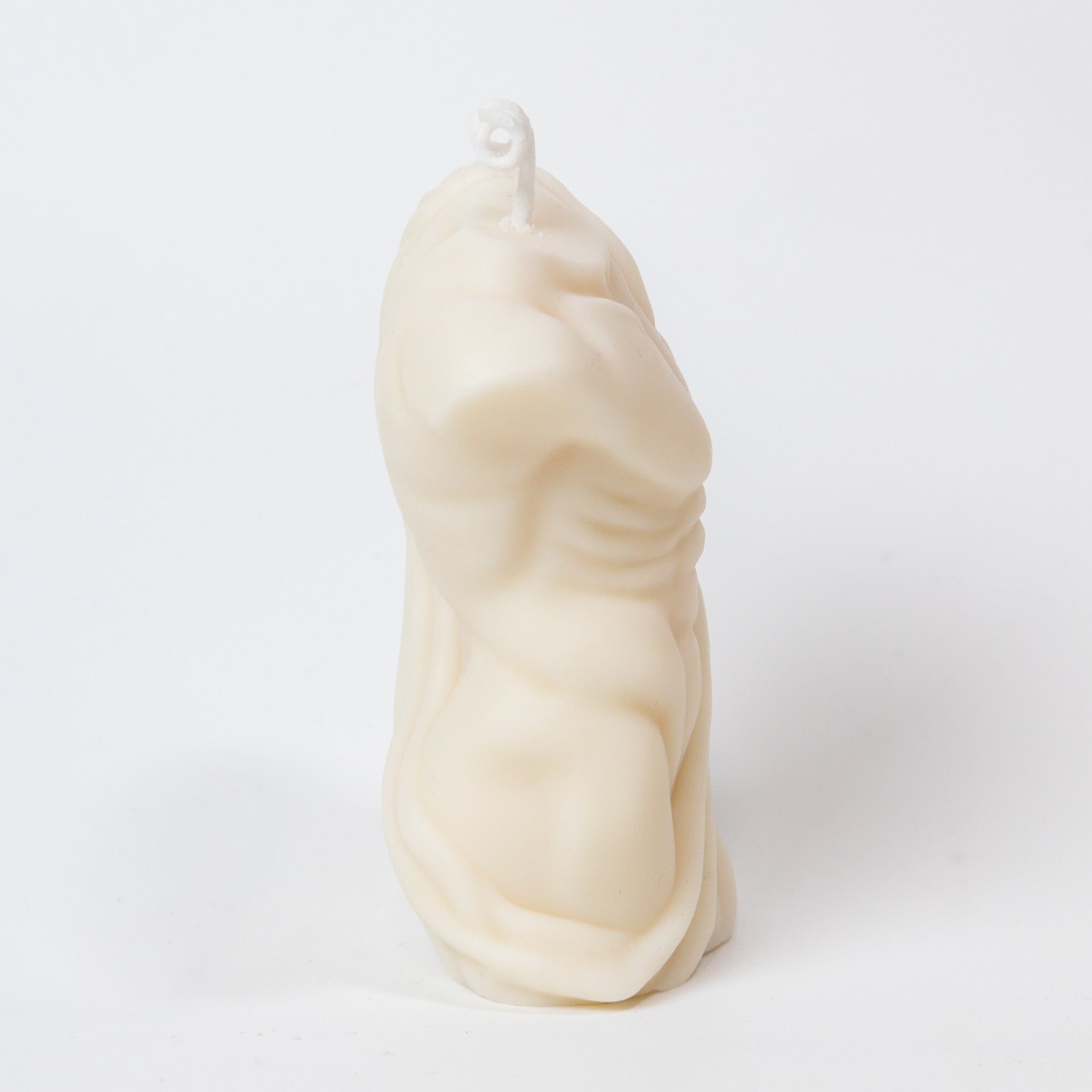 Hand Poured Male Covered Torso Soy Candle