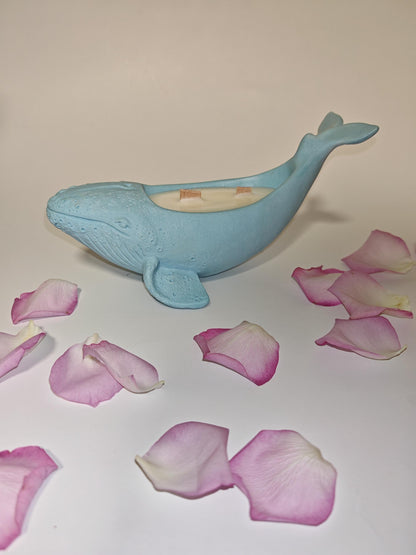 Handmade Soy Wax Whale Candle