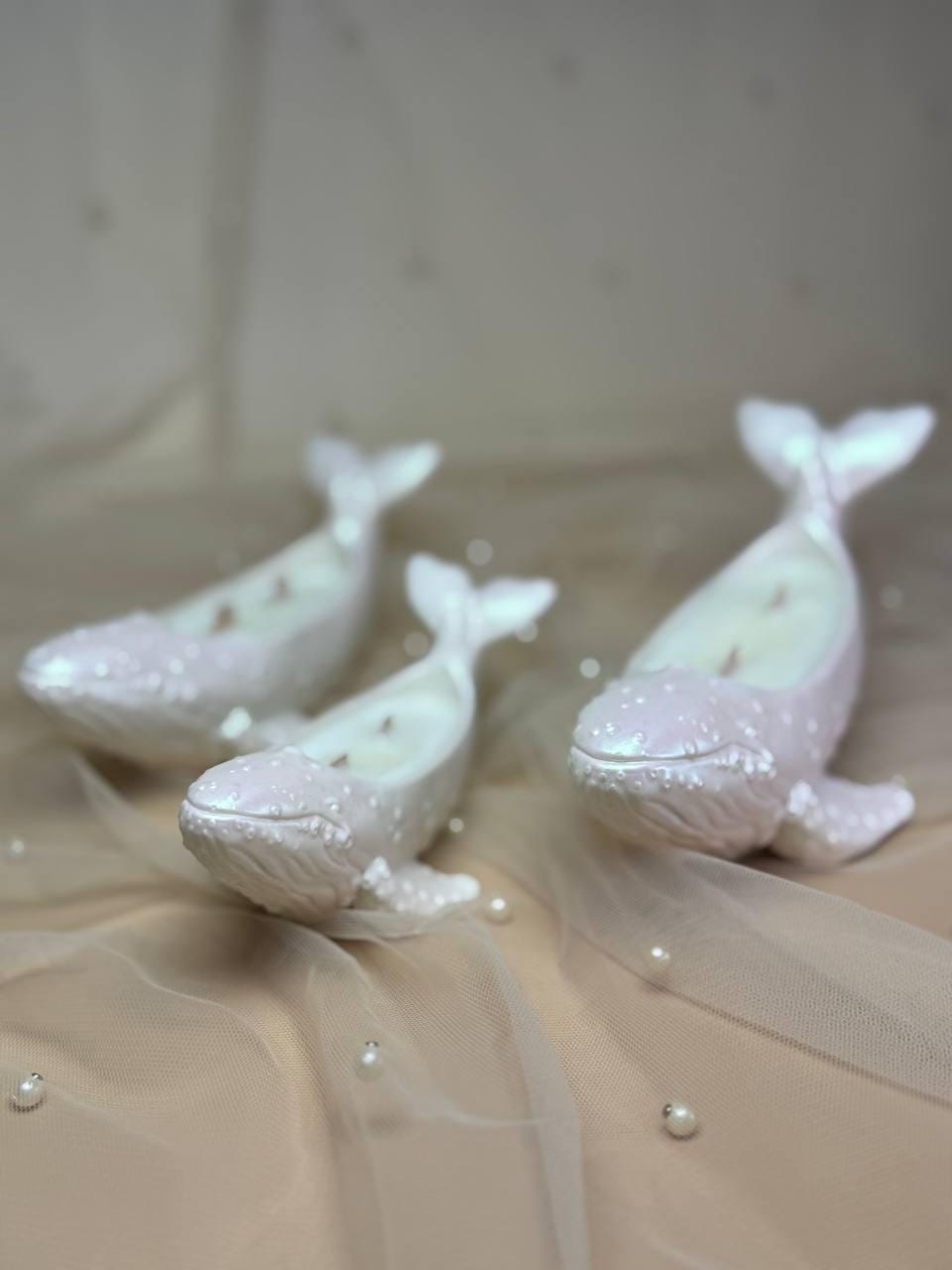 Medium size Whale-shaped Soy Wax Candle