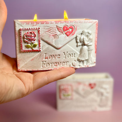Hand-poured Soy Wax Candle "Love YOU"