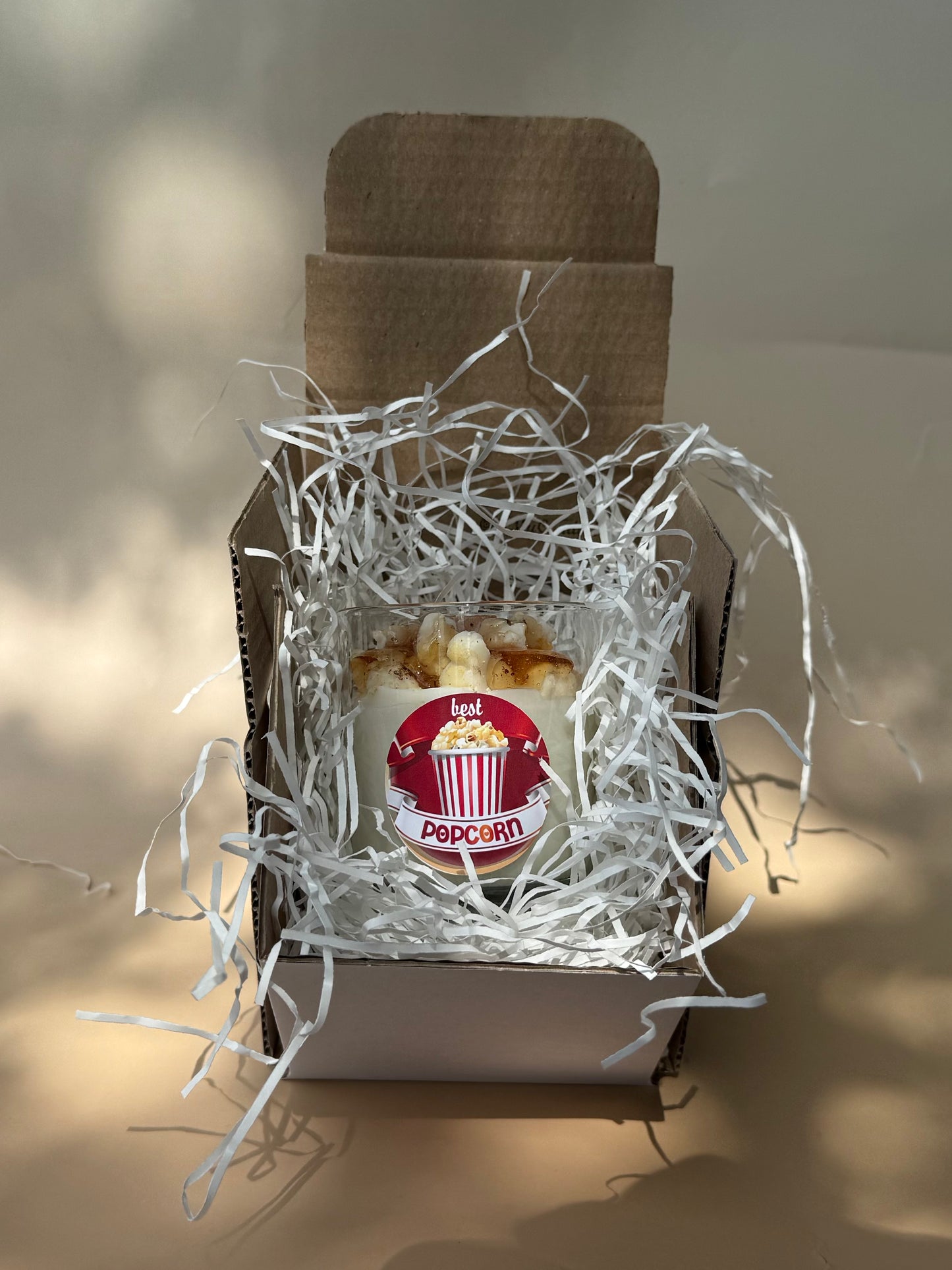 Popcorn Scented Soy Wax Candle