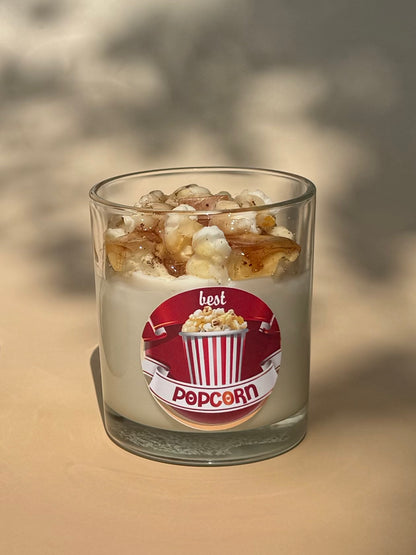 Popcorn Scented Soy Wax Candle