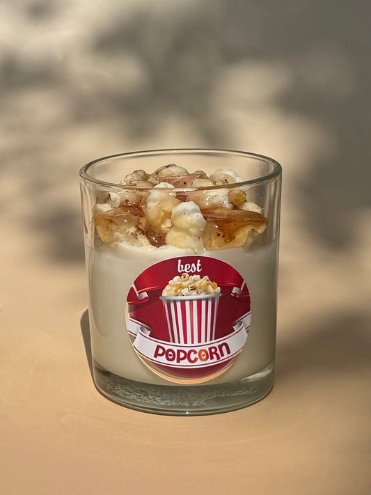 Popcorn Scented Soy Wax Candle