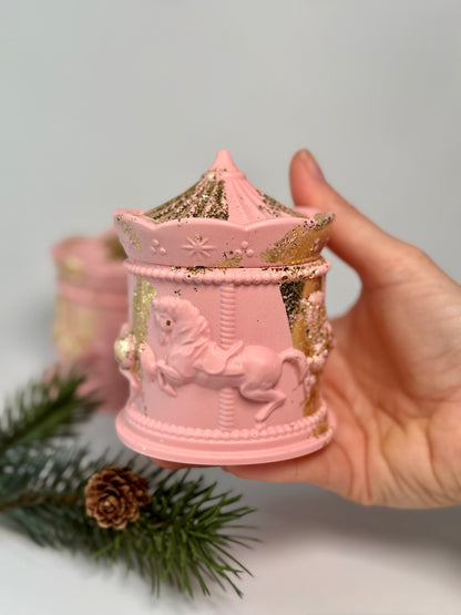 Handmade Soy Wax Candle "Carousel"
