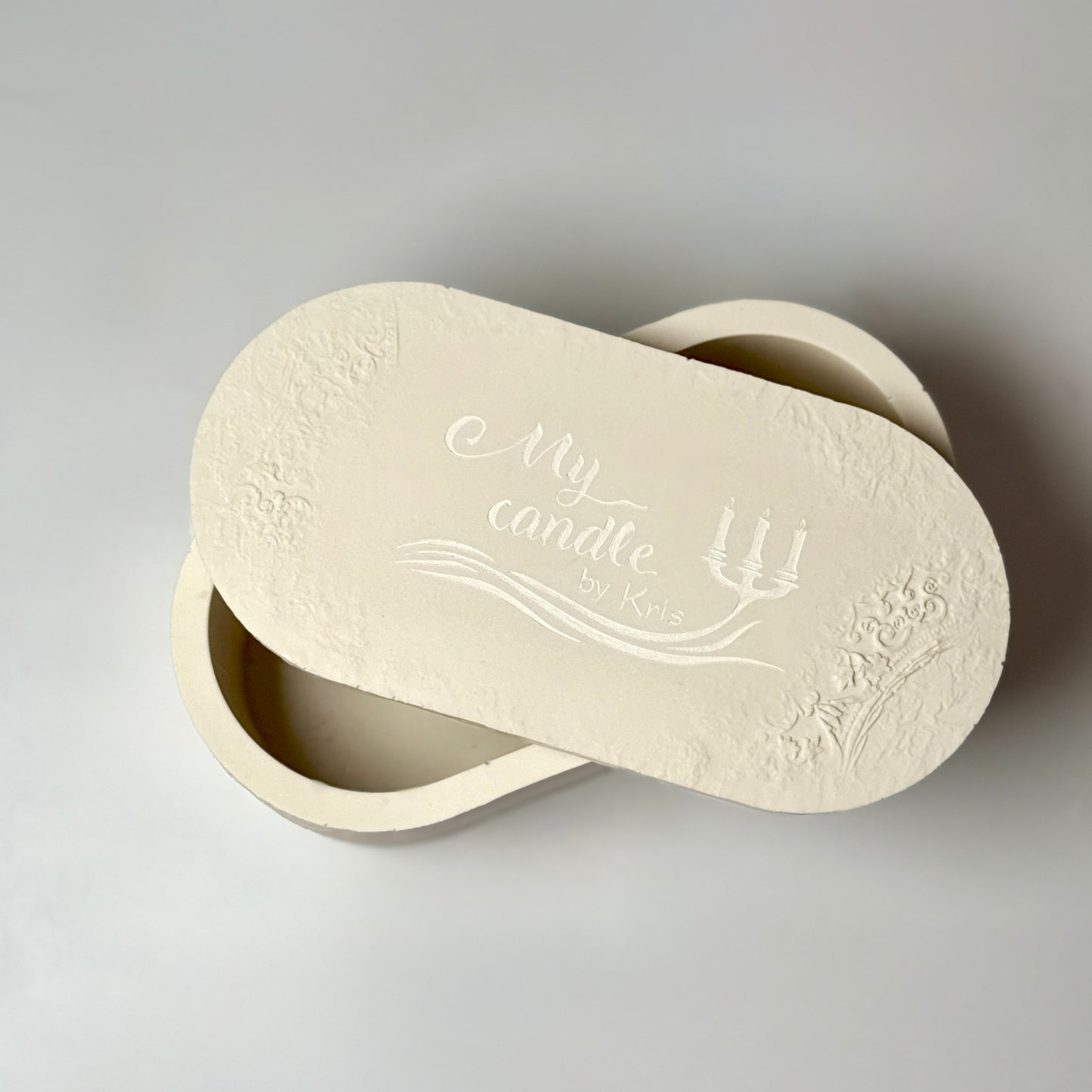 Personalised Candle with Three Wooden Wicks