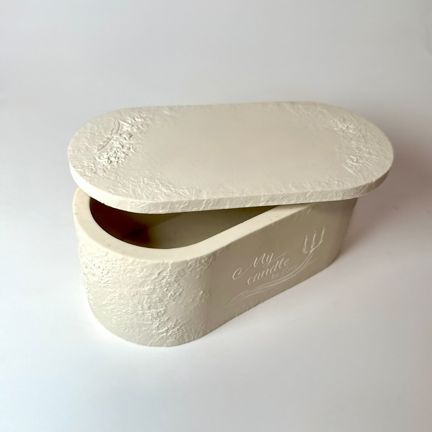 Personalised Candle with Three Wooden Wicks