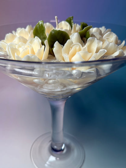 Extra Large Beeswax Flowers Unscented Candle