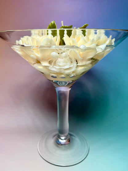 Extra Large Beeswax Flowers Unscented Candle