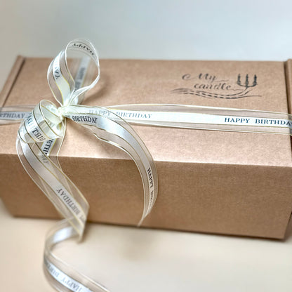 Golden Candle Gift Set with Personalisation