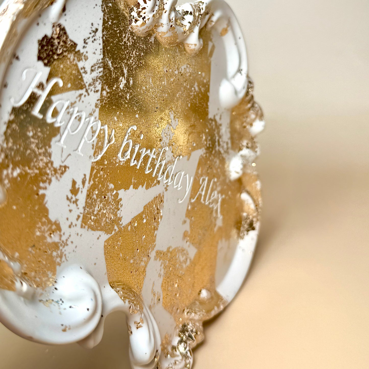 Golden Candle Gift Set with Personalisation