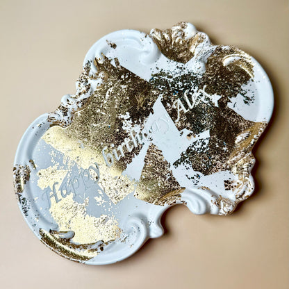 Golden Candle Gift Set with Personalisation