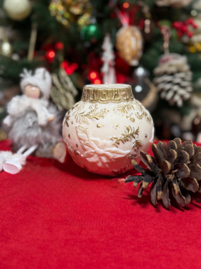 Handmade "Christmas Tree Ball" Soy Wax Candle 580g