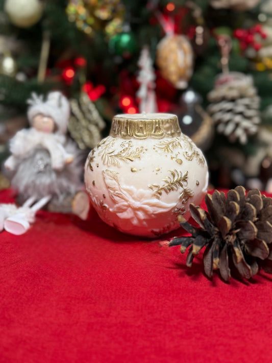 Handmade "Christmas Tree Ball" Soy Wax Candle 580g