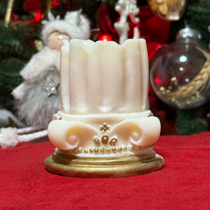 Handmade Pillar Soy Wax Candle "Brocken Pillar"